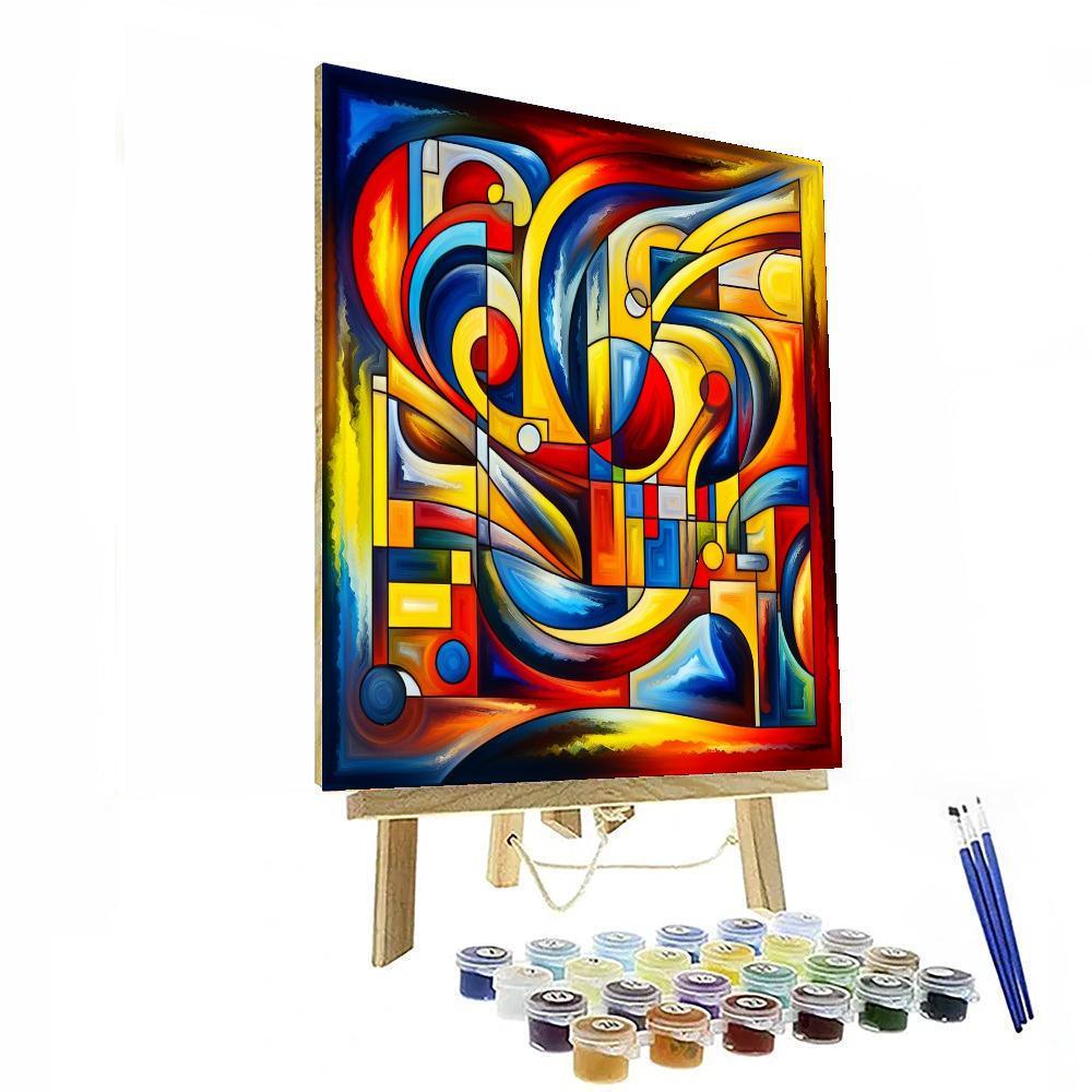 Joyful Dance Of Colors Paint By Color