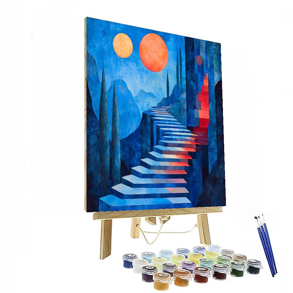 Paul Klee Inspired Ethereal Fantasies  Numbered Painting Kits