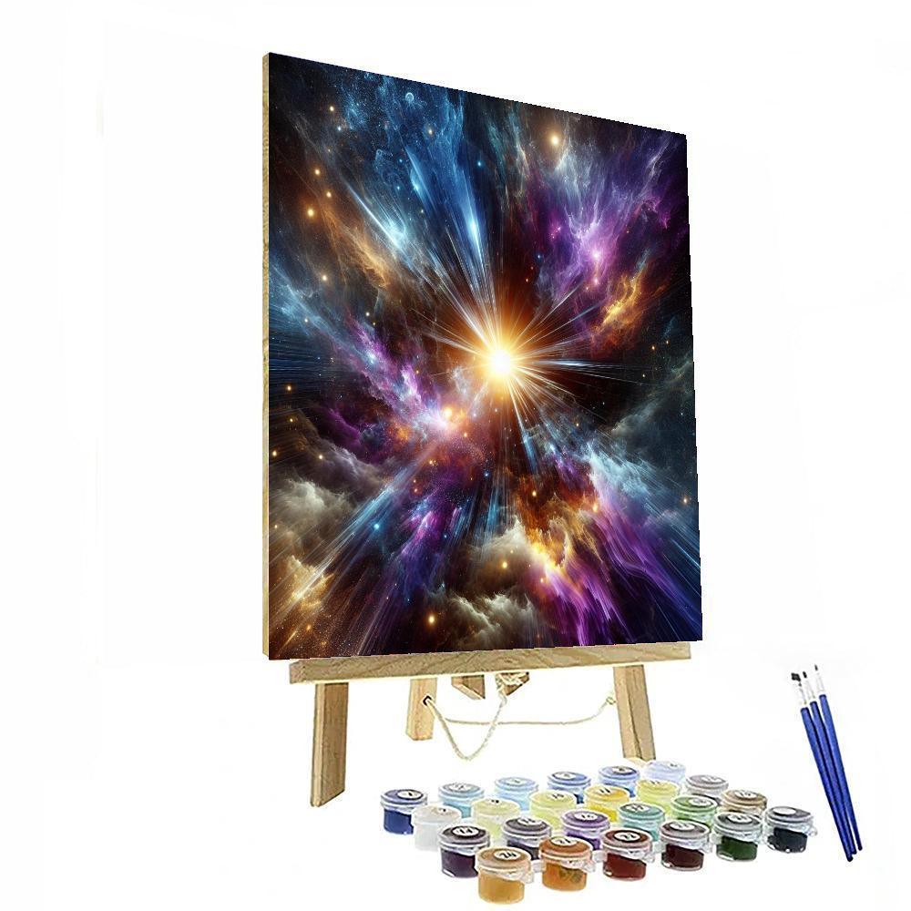 Cosmic Starburst Phenomenon DIY Paint By Numbers