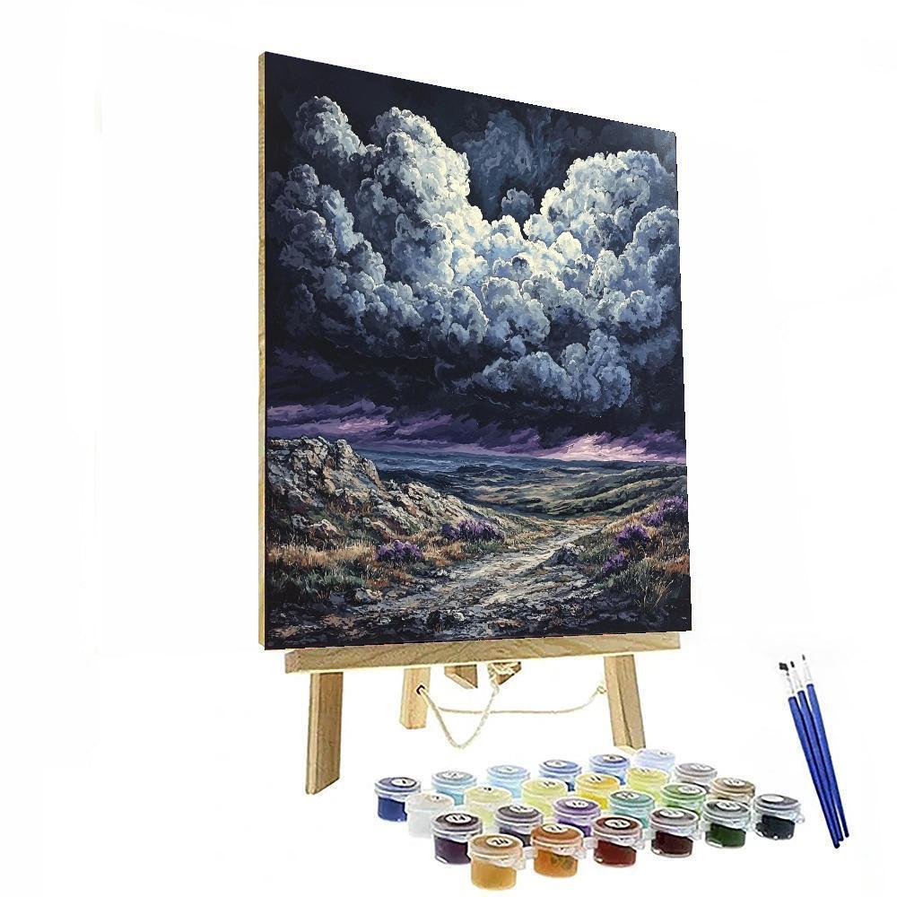 Alfred Hitchcock Inspired Cinematic Landscape  Paint By Numbers