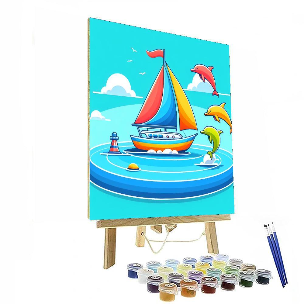 Coastal Sea Voyage Paint By Numbers Kits