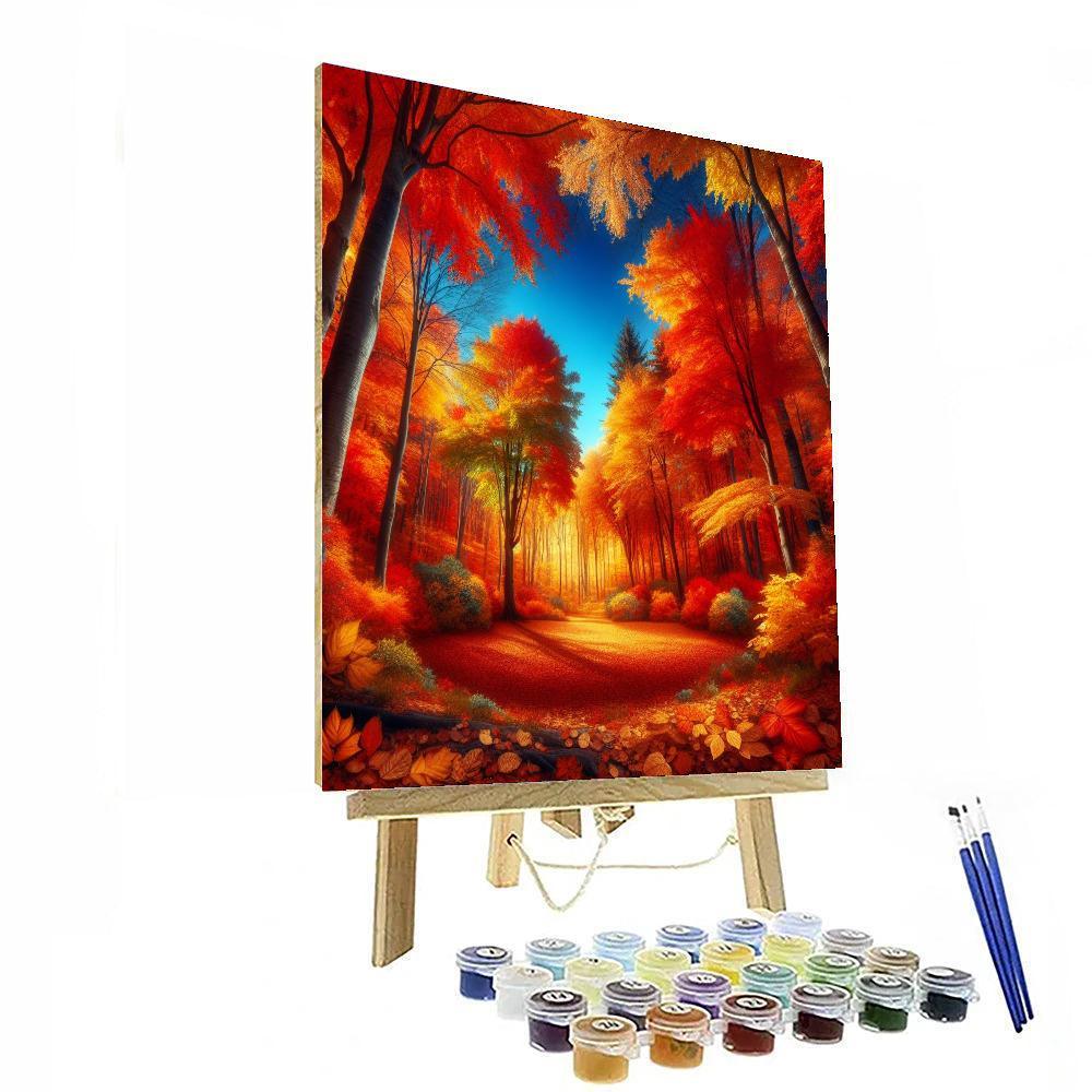 Enchanting Autumn Landscapes Numbered Painting Kits