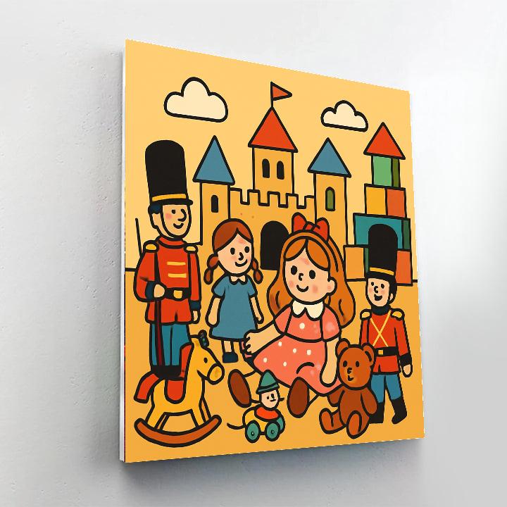 Whimsical Toy Kingdom Painting By Numbers Kit