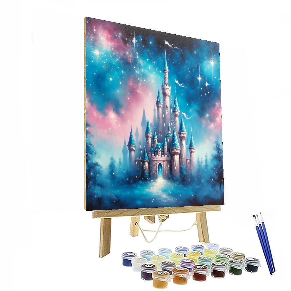 Mythical Enchanted Castle Paint By Numbers Art