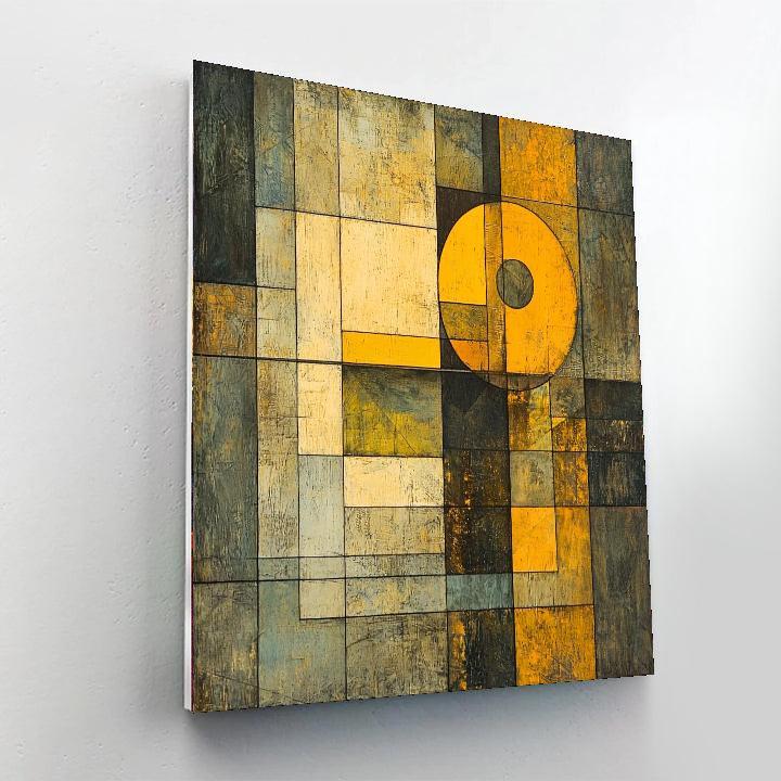 Paul Klee Inspired Symphony Of Light And Shadow  Paint By Color