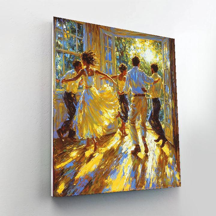 Symphony Of Laughter Number Painting