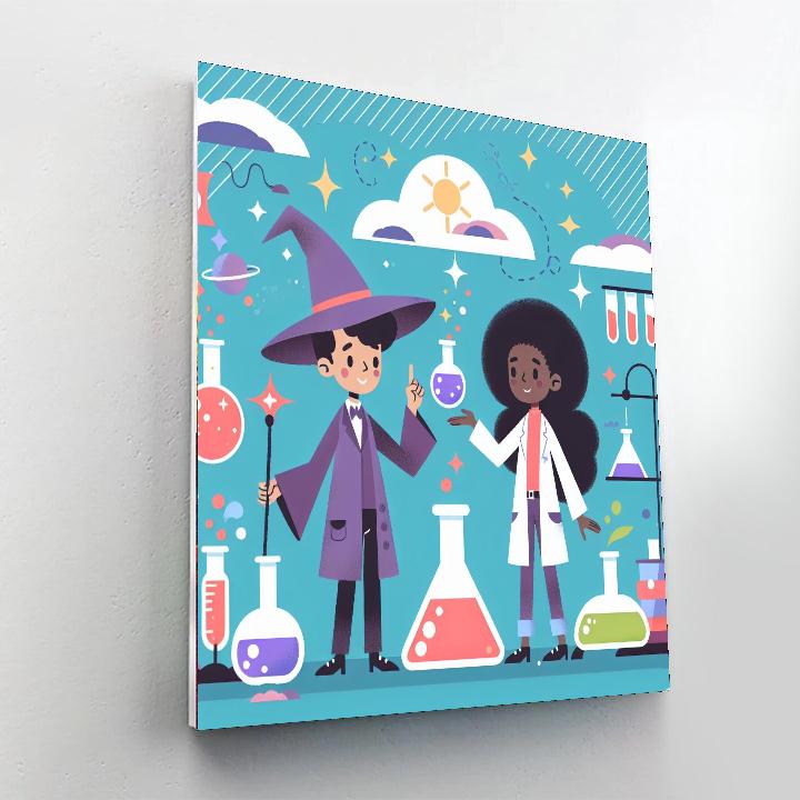 Enchanted Laboratory Painting Number Kit