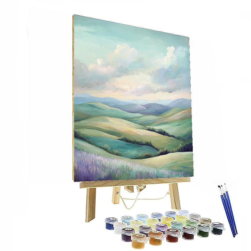 Paul Cézanne Inspired Ethereal Horizon  Painting By Numbers Kit