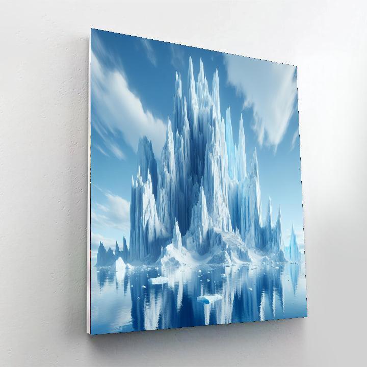 Majestic Iceberg Seascape Paint By Numbers