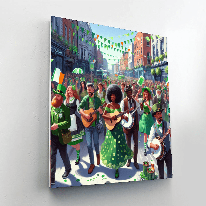 St. Patrick's Day Festival - Dublin, Ireland Number Painting
