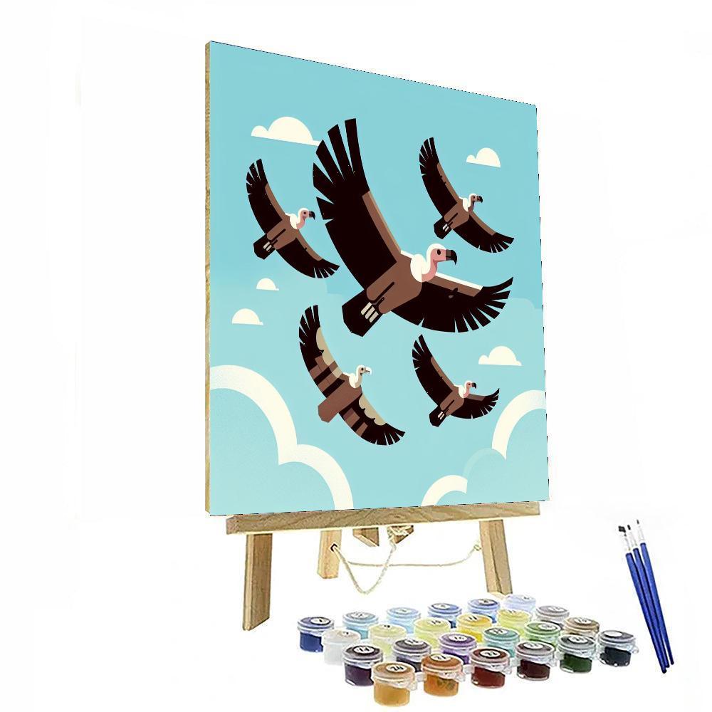 Vibrant Vulture Vantage Paint By Color