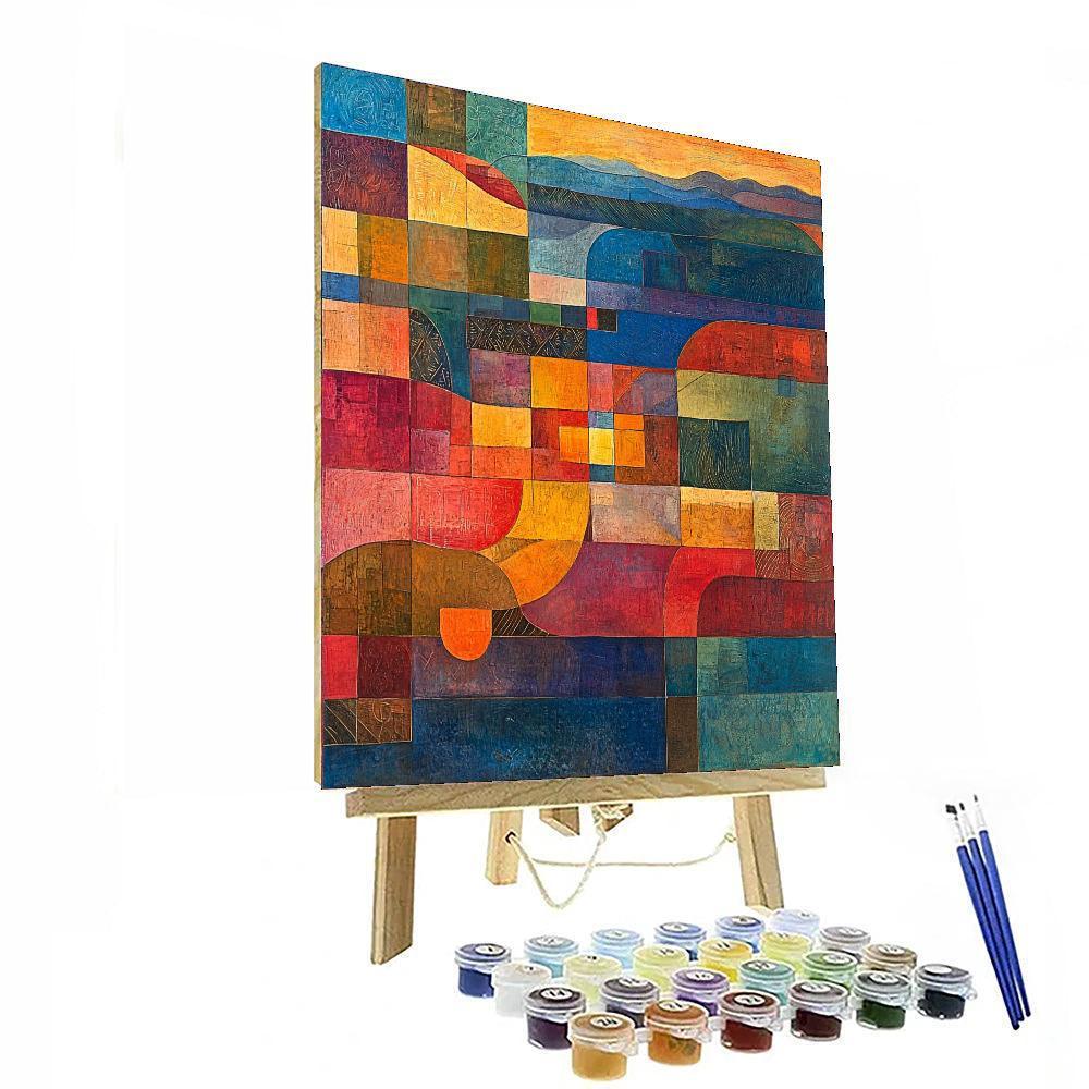 Paul Klee Inspired Symphony Of Imagination  Paint By Number