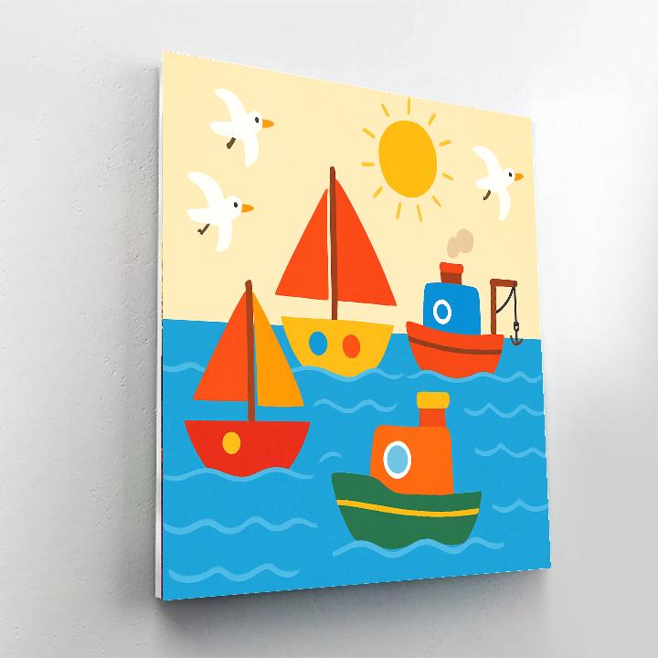 Sailing On The Ocean Paint By Numbers Kits