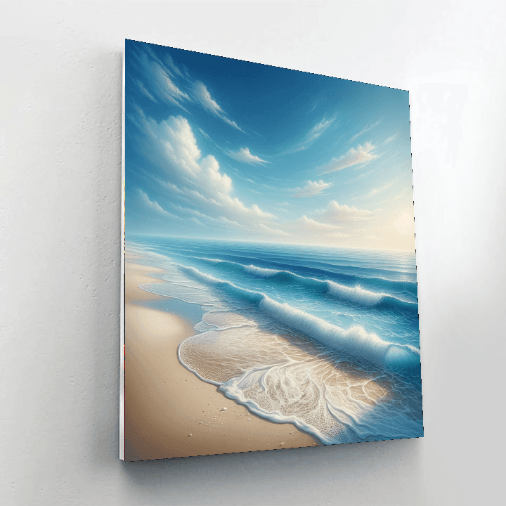 Serenity Of The Ocean Waves Paint By Color