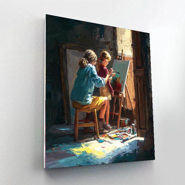 An Artistic Afternoon Paint By Numbers Art