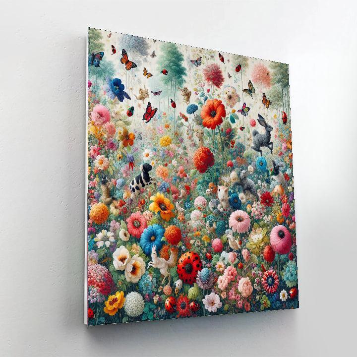 Colorful Garden Playland Number Painting