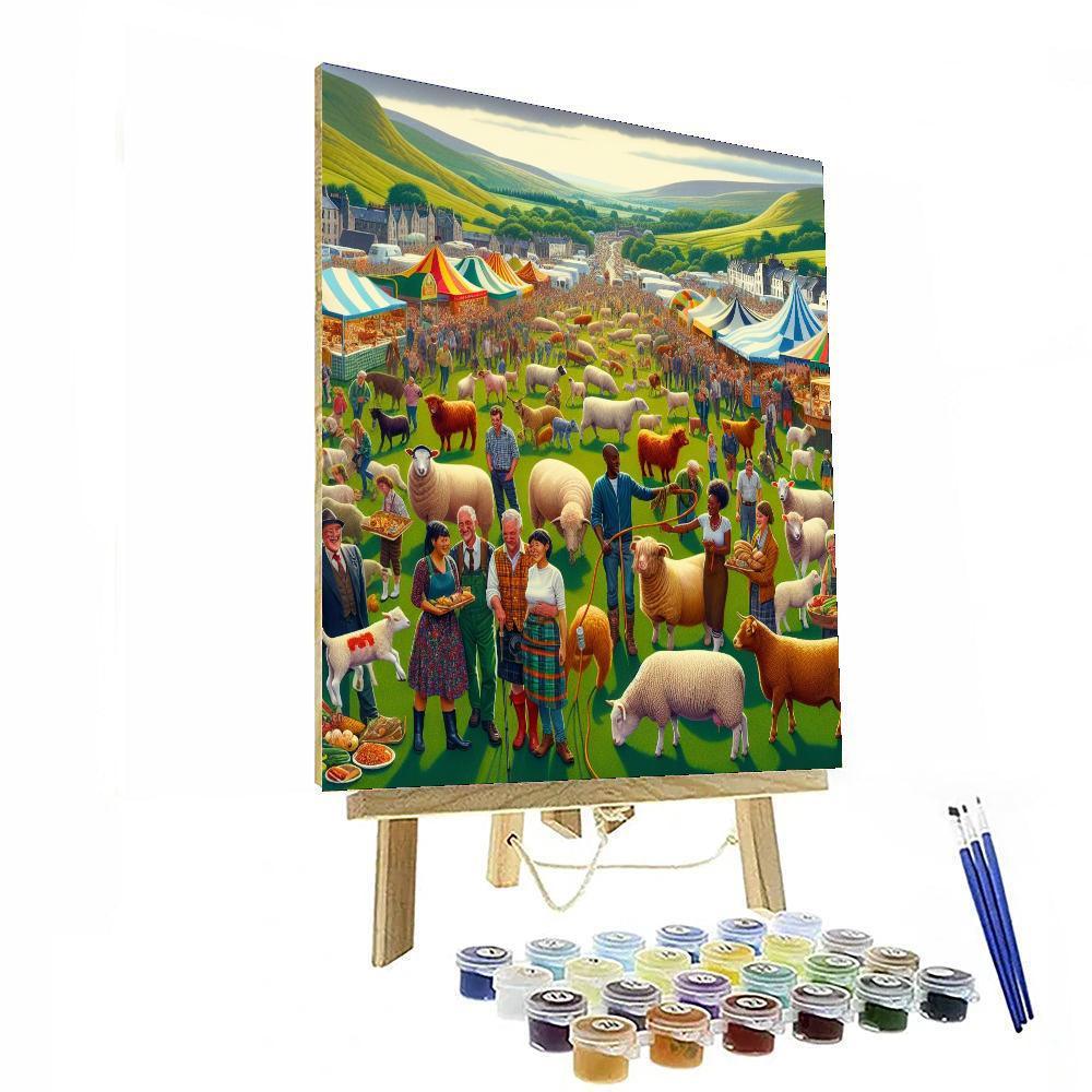 The Royal Highland Show Paint By Numbers Art