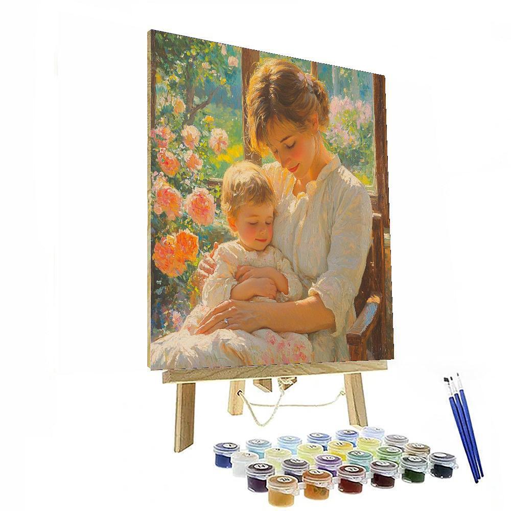 A Mother's Kiss Goodnight Paint By Number