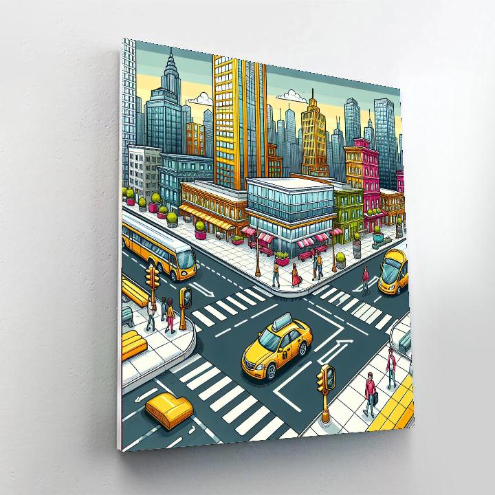 Urban Explorer's Quest DIY Paint By Numbers