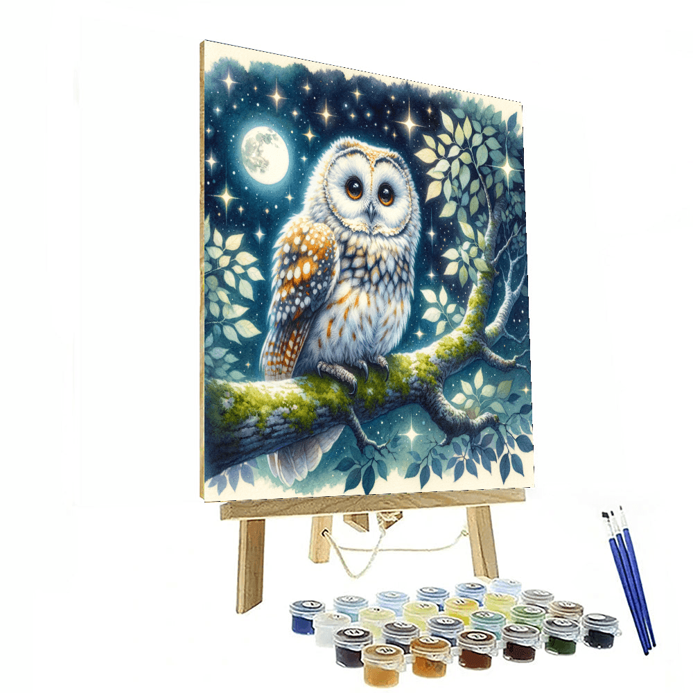 Curious Owl - DIY Painting By Numbers Kit