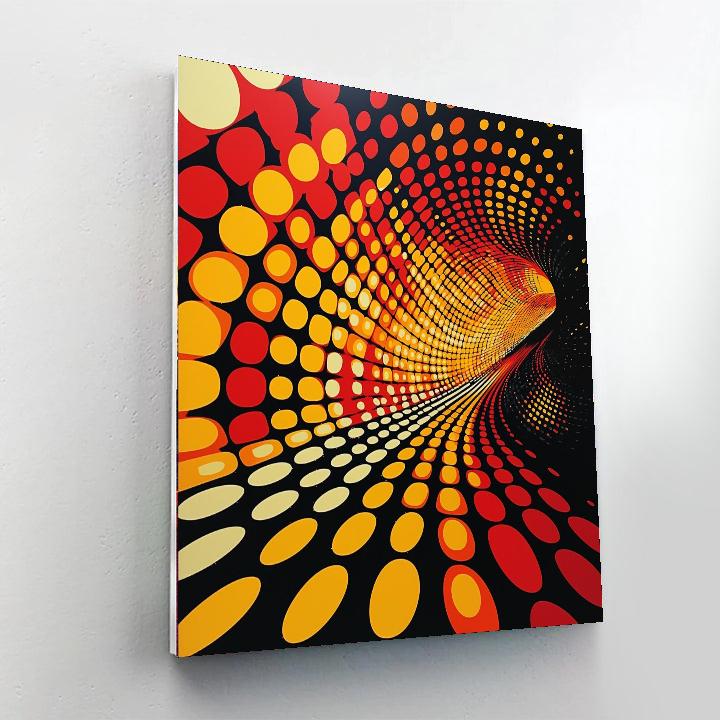 Yayoi Kusama Inspired Infinity And Beyond  DIY Paint By Numbers