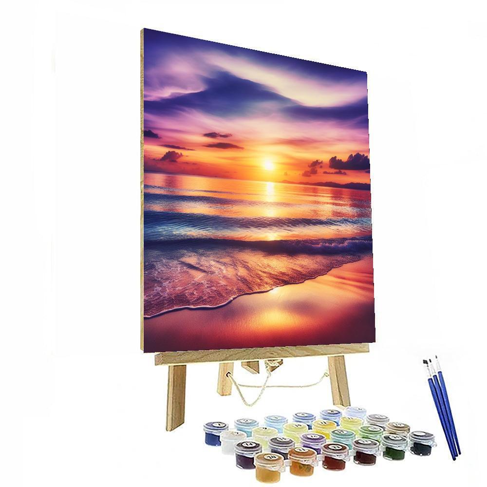 Soothing Beach Horizon DIY Paint By Numbers