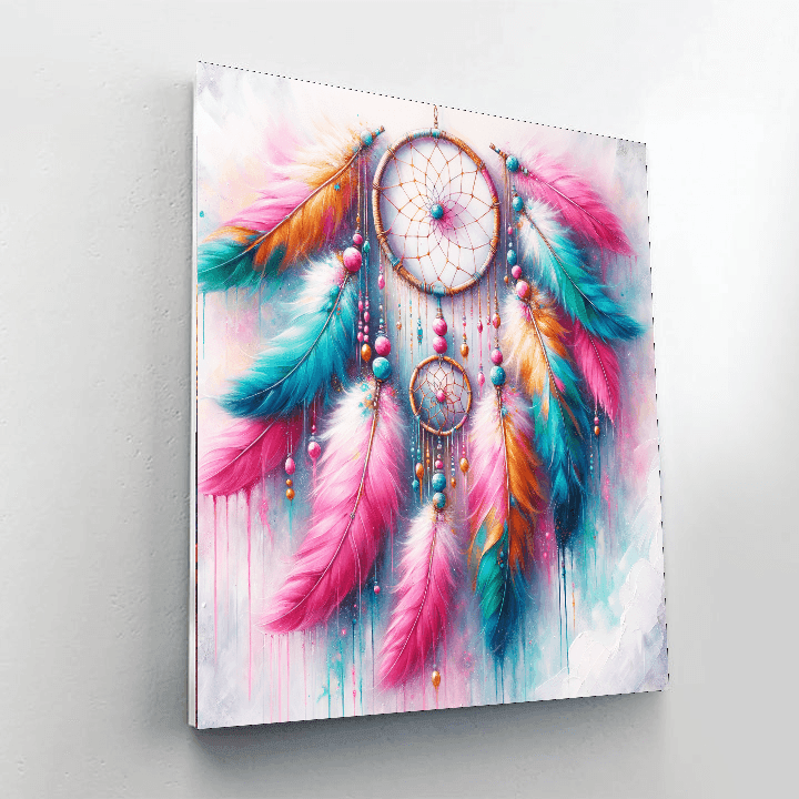 Whimsical Dreamcatchers Paint By Color