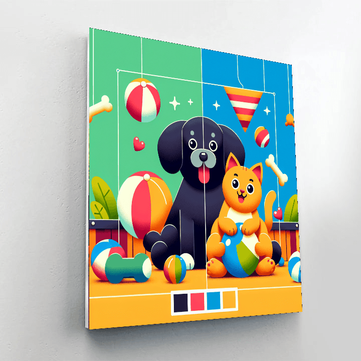 Fun With Pets Number Painting