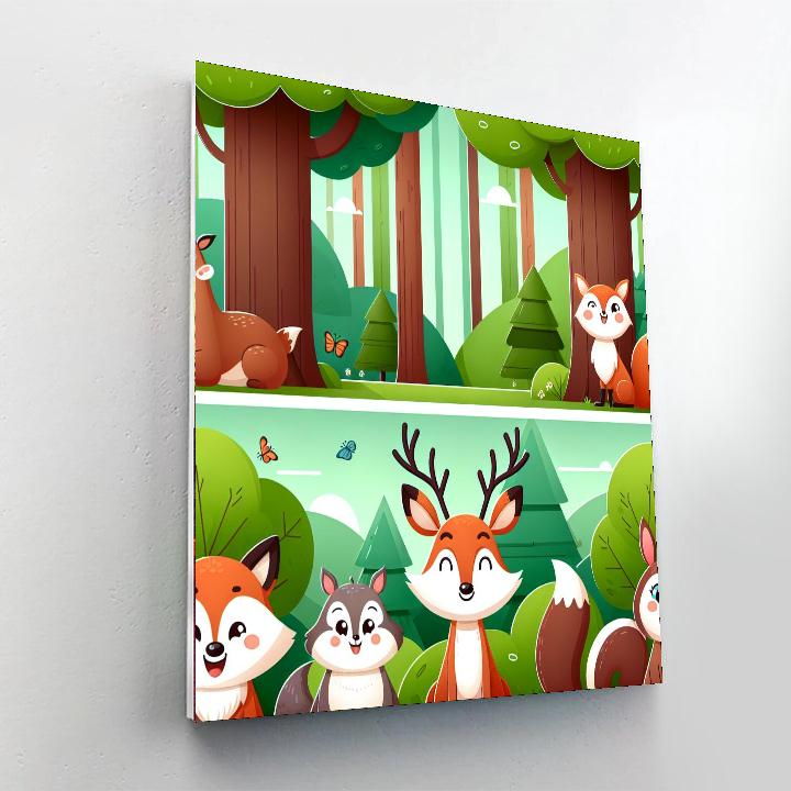 Secret Forest Kingdom Painting Number Kit