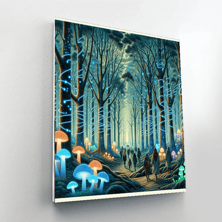 Enchanted Forest - Canada Number Painting