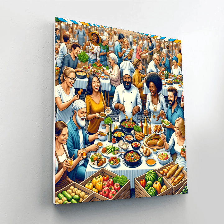 Fête De La Gastronomie Number Painting