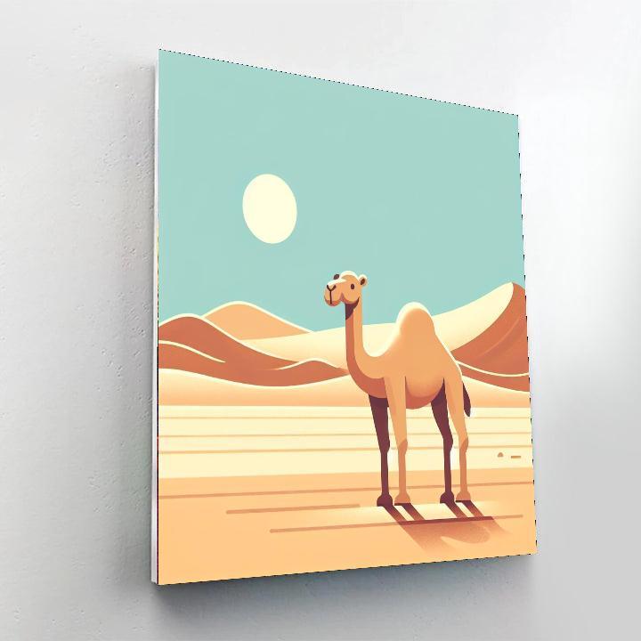 Caring Camel Numbered Painting Kits