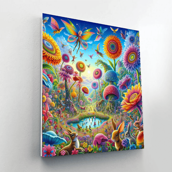Fantasy Garden Of Dreams Number Painting