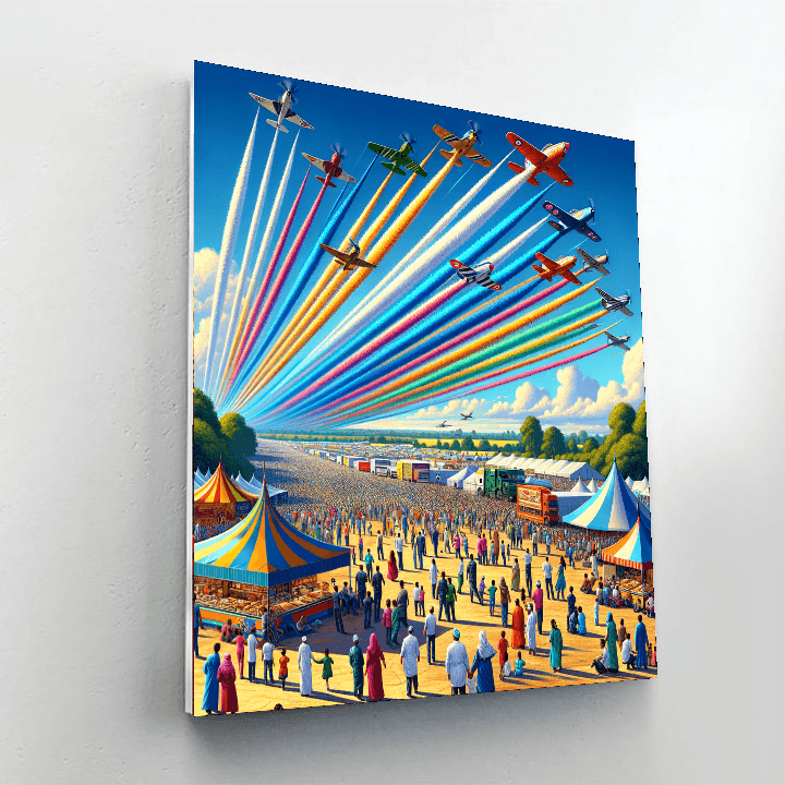 Wings Over Wairarapa - New Zealand DIY Paint By Numbers