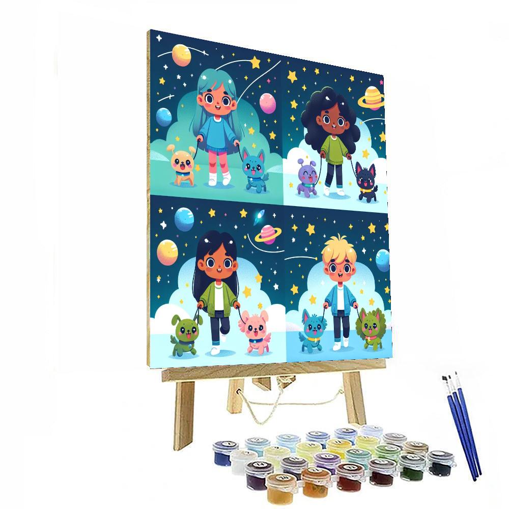 Alien Pet Rescue Paint By Number