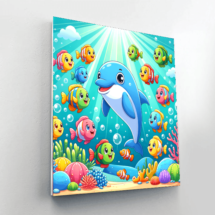 Underwater Adventures DIY Paint By Numbers