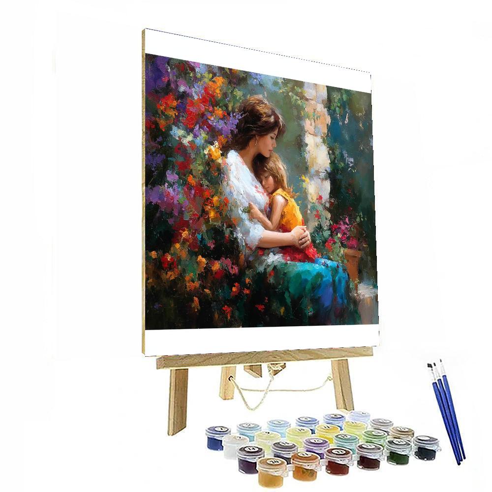 A Cuddle In The Garden Paint By Color