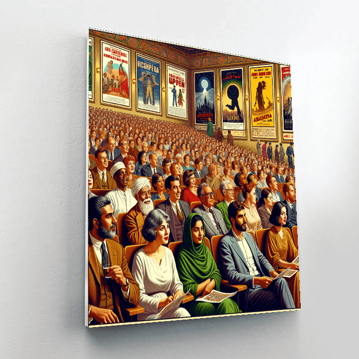 Seattle International Film Festival Painting By Numbers Kit