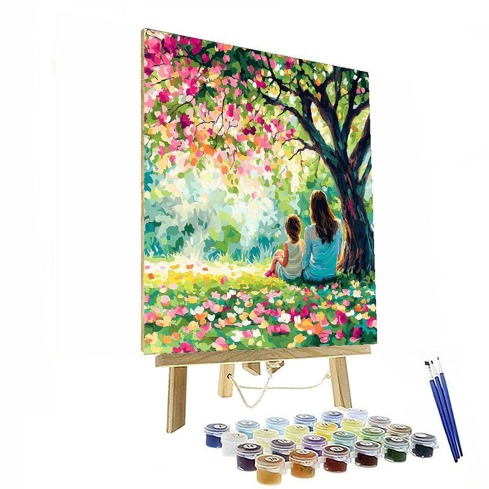 Under The Flowering Tree Number Painting