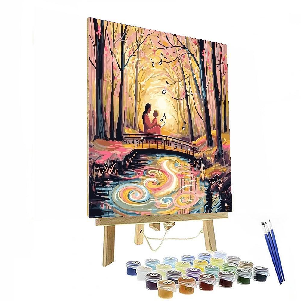 The Comfort Of A Mother's Song Painting Number Kit
