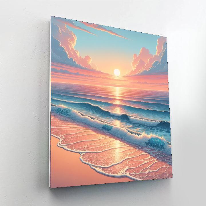 Elysian Ocean Sunrise Paint By Numbers Art