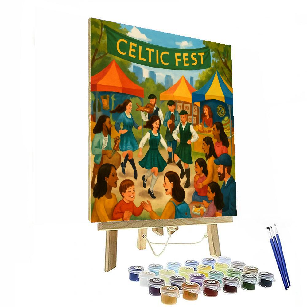 Celtic Fest - Canada Painting Number Kit