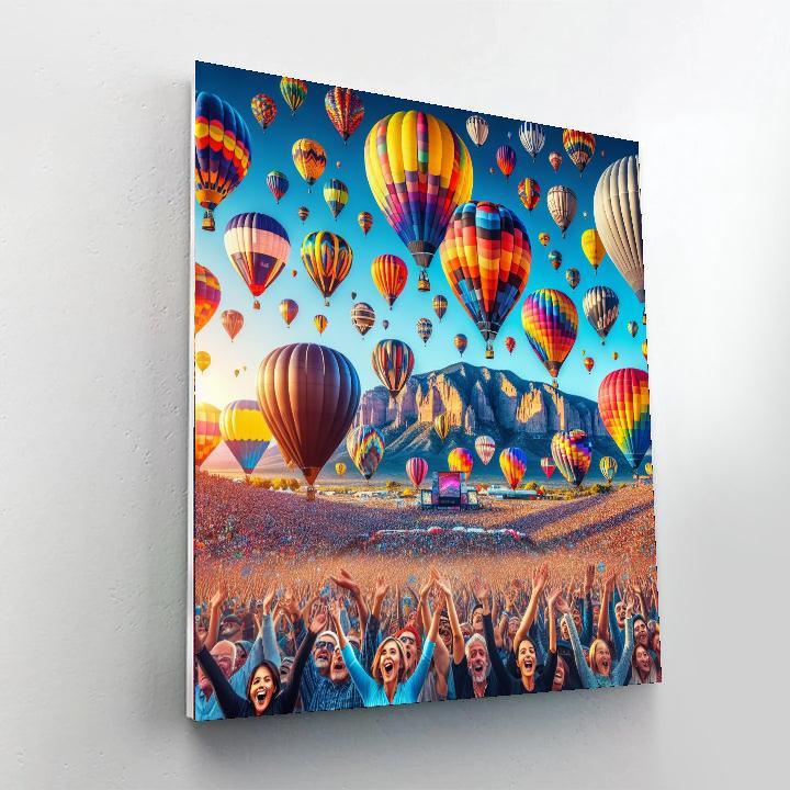 The International Balloon Fiesta - Albuquerque, New Mexico, Usa Numbered Painting Kits
