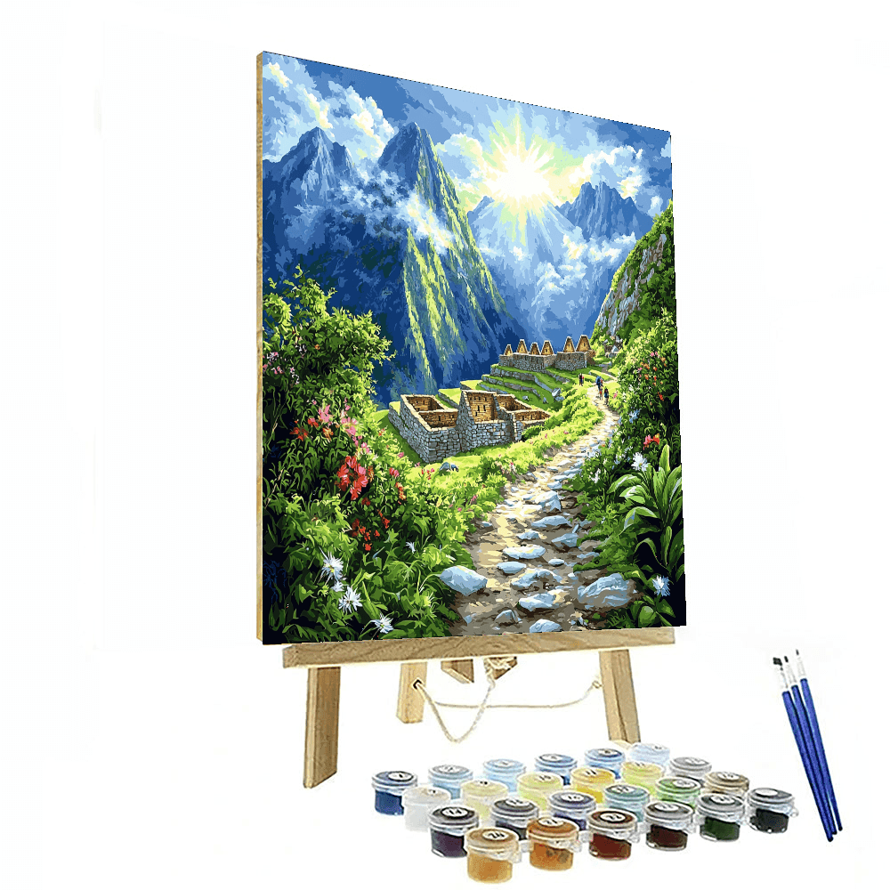 Hiking The Inca Trail Painting By Numbers Kit