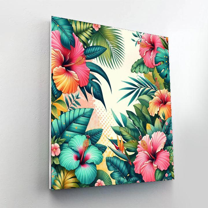 Bohemian Tropical Oasis Paint By Number