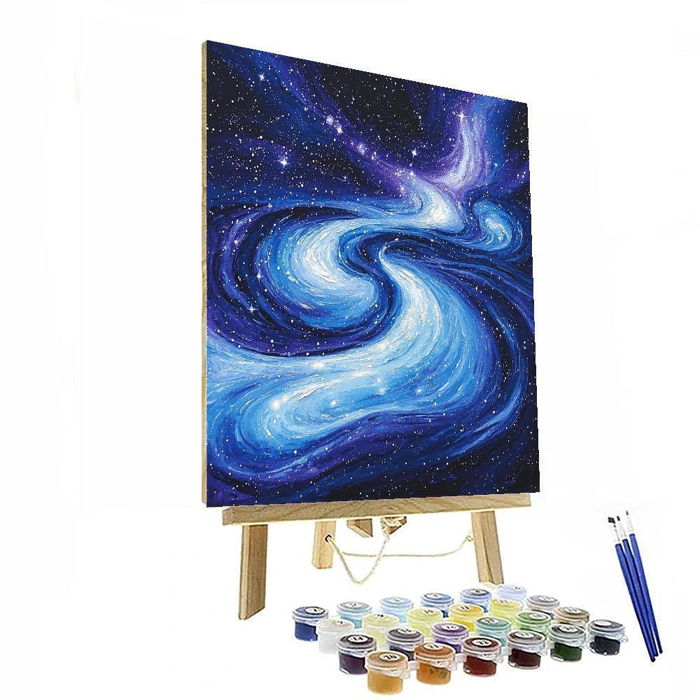 Michelangelo Inspired Cosmic Rhythm  Paint By Numbers Kits
