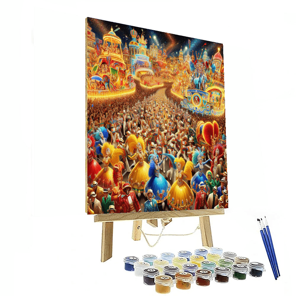 Cultural Festival Parade Number Painting