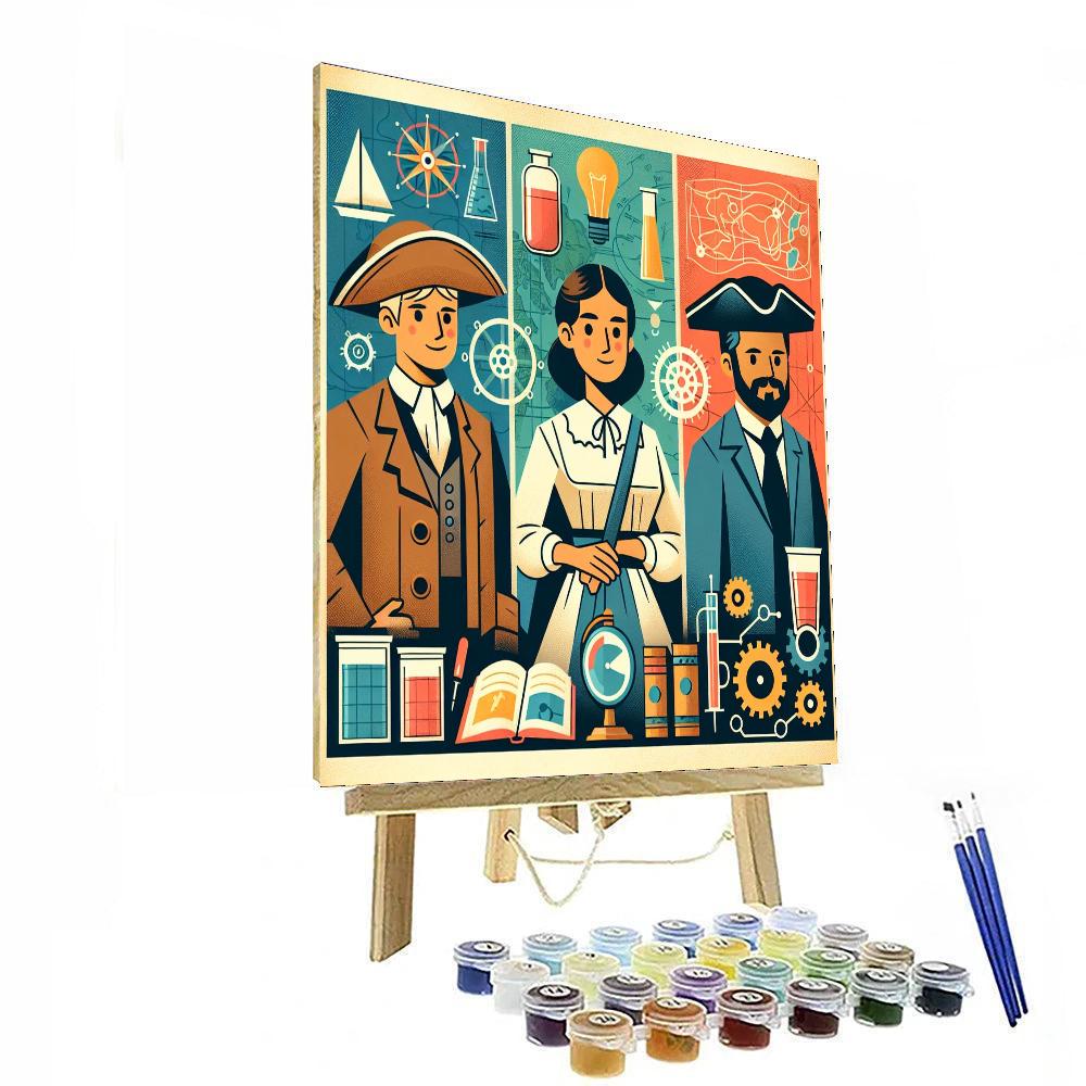 Historic Heroes Adventure Painting By Numbers Kit