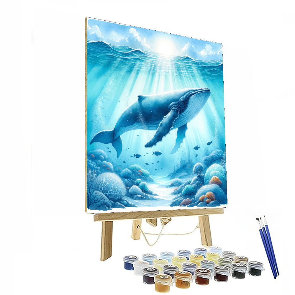 Gentle Whale - DIY Painting By Numbers Kit