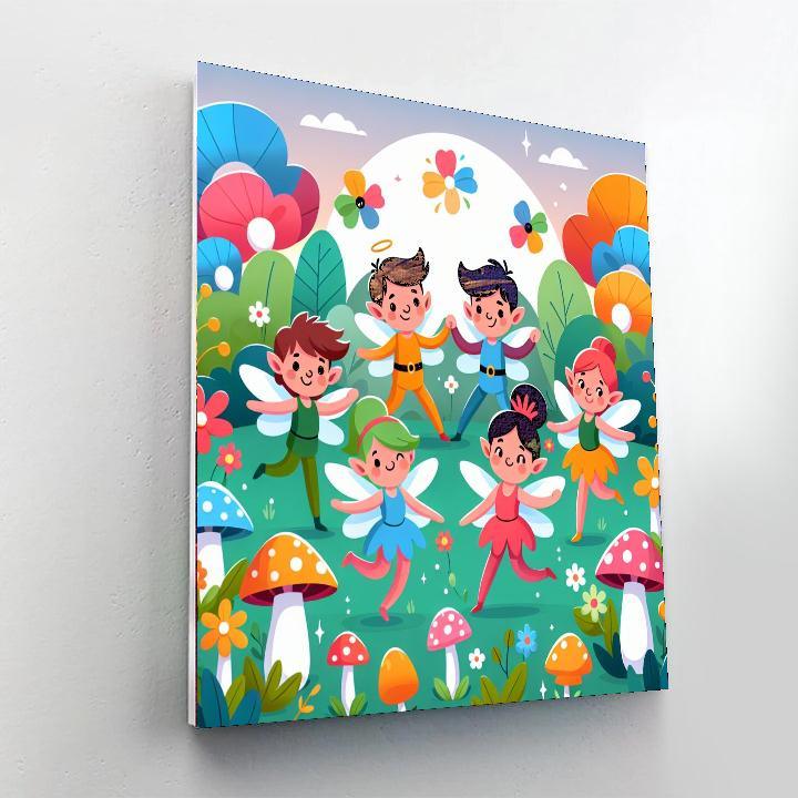 Mystical Fairies' Garden Painting By Numbers Kit